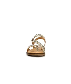 MKD Agate 2 Cuir Metal Or Marron*Femme Sandales