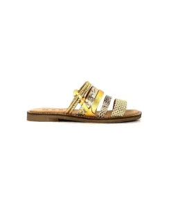 MKD Altesse 1 Cuir Multi Or*Femme Mules