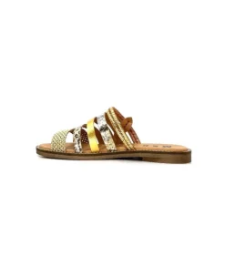 MKD Altesse 1 Cuir Multi Or*Femme Mules