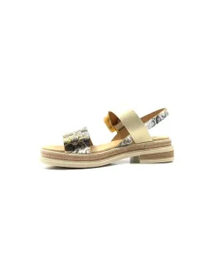 MKD Delice 1 Cuir Dore Leo*Femme Plateformes