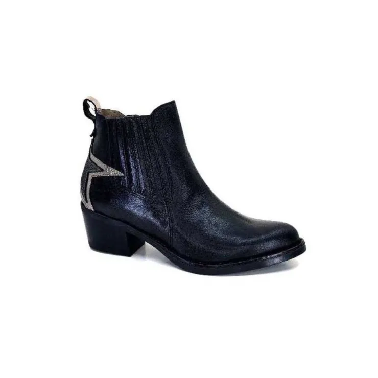 MKD Ivano Cuir Noir*Femme Santiags