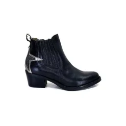 MKD Ivano Cuir Noir*Femme Santiags