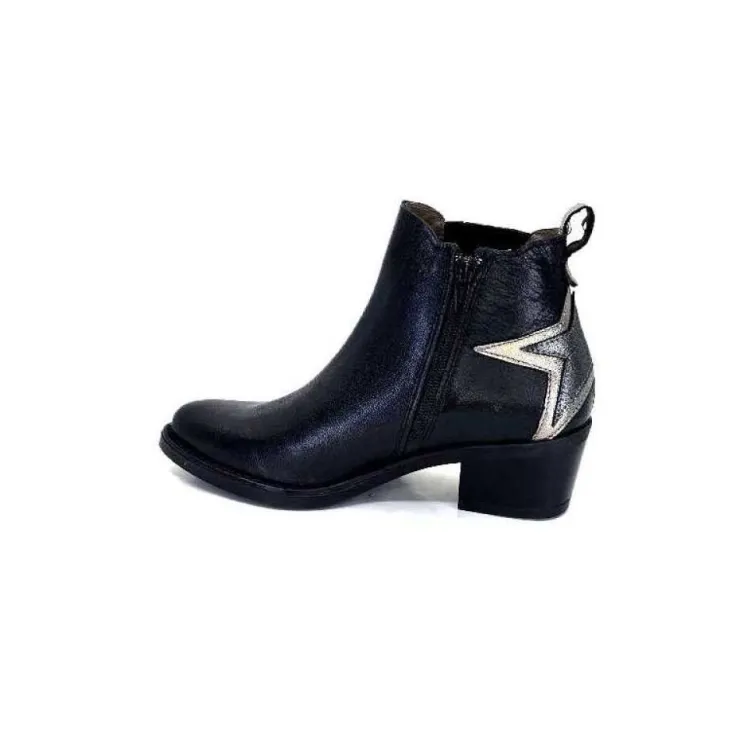 MKD Ivano Cuir Noir*Femme Santiags