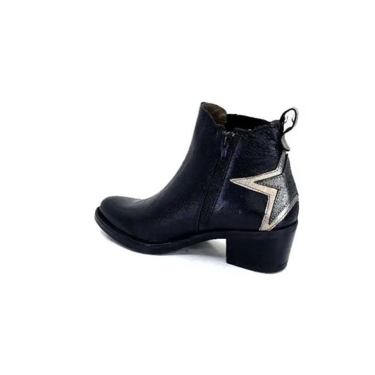 MKD Ivano Cuir Noir*Femme Santiags
