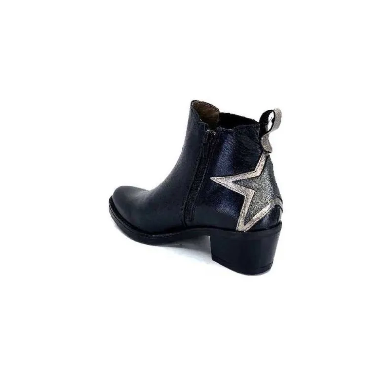 MKD Ivano Cuir Noir*Femme Santiags