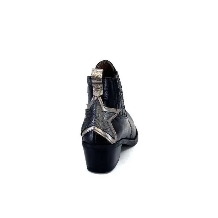 MKD Ivano Cuir Noir*Femme Santiags