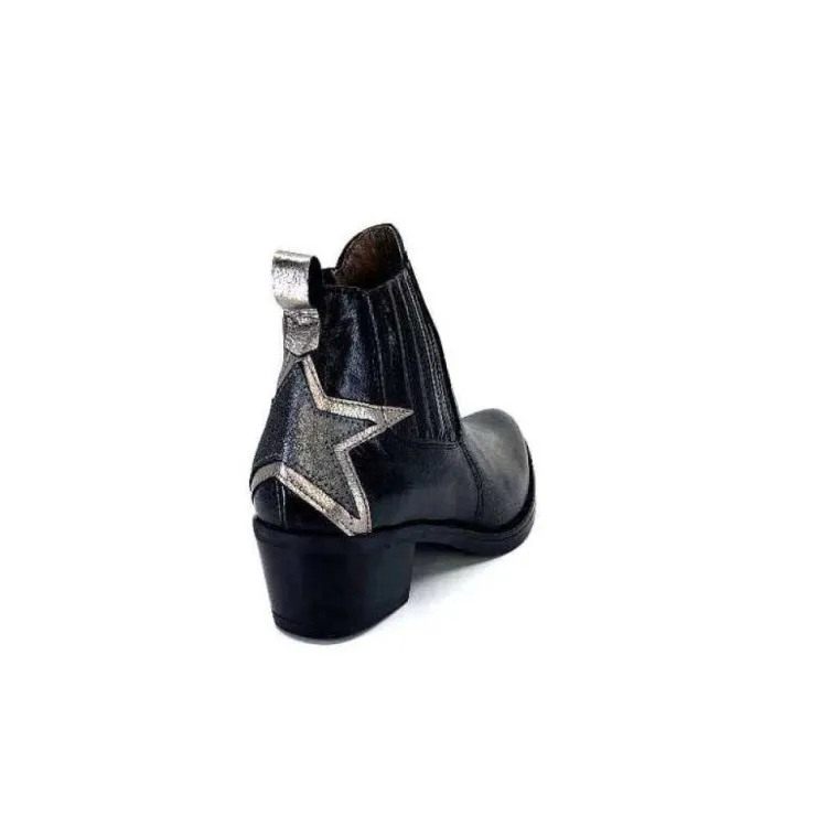 MKD Ivano Cuir Noir*Femme Santiags