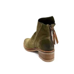 MKD Priam Daim Olive*Femme Bottines