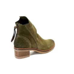MKD Priam Daim Olive*Femme Bottines