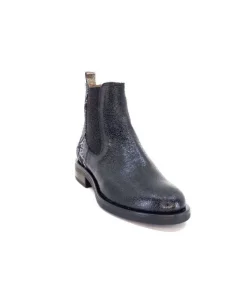 MKD Sibel4 Cuir Metal Noir*Femme Bottines