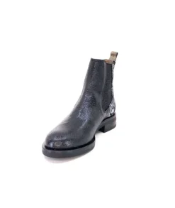 MKD Sibel4 Cuir Metal Noir*Femme Bottines