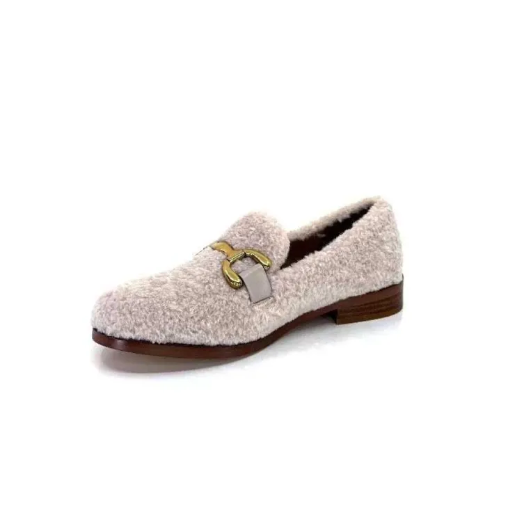 bibi lou Mocassins 570 Textile Beige*Femme Mocassins