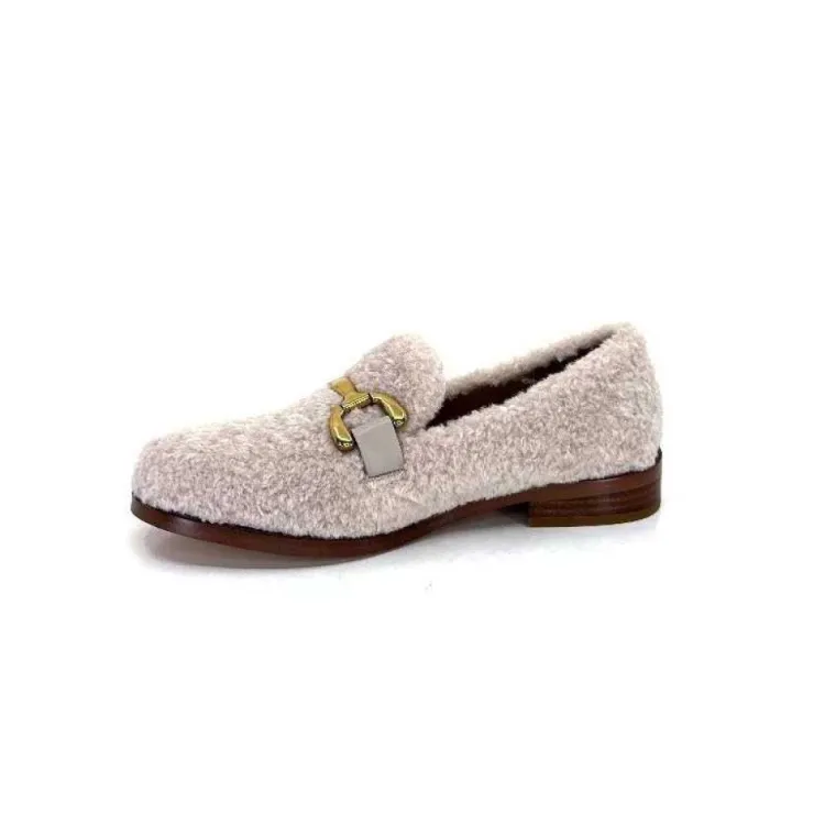 bibi lou Mocassins 570 Textile Beige*Femme Mocassins
