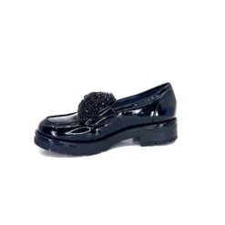 Myma Mocassins 6765 Cuir Vernis Noir*Femme Mocassins