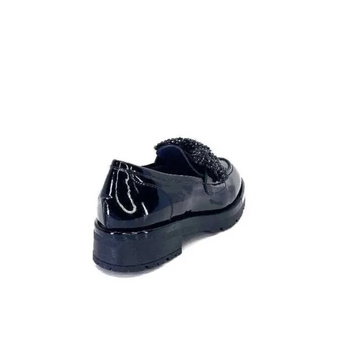 Myma Mocassins 6765 Cuir Vernis Noir*Femme Mocassins
