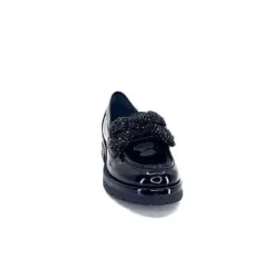 Myma Mocassins 6765 Cuir Vernis Noir*Femme Mocassins