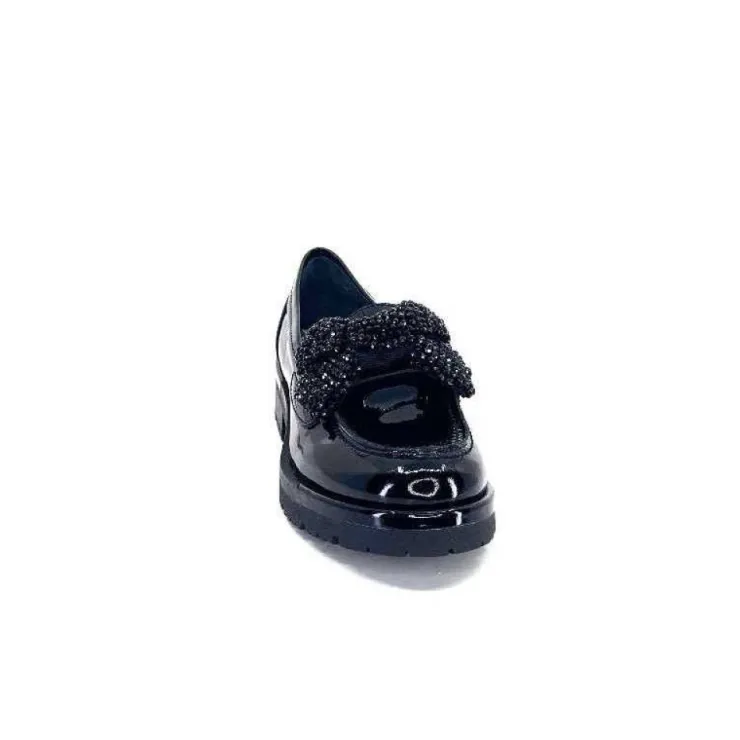 Myma Mocassins 6765 Cuir Vernis Noir*Femme Mocassins