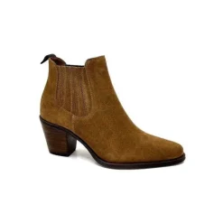 Muratti S1186 F Reseda Daim Marron*Femme Santiags