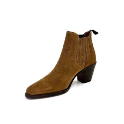Muratti S1186 F Reseda Daim Marron*Femme Santiags