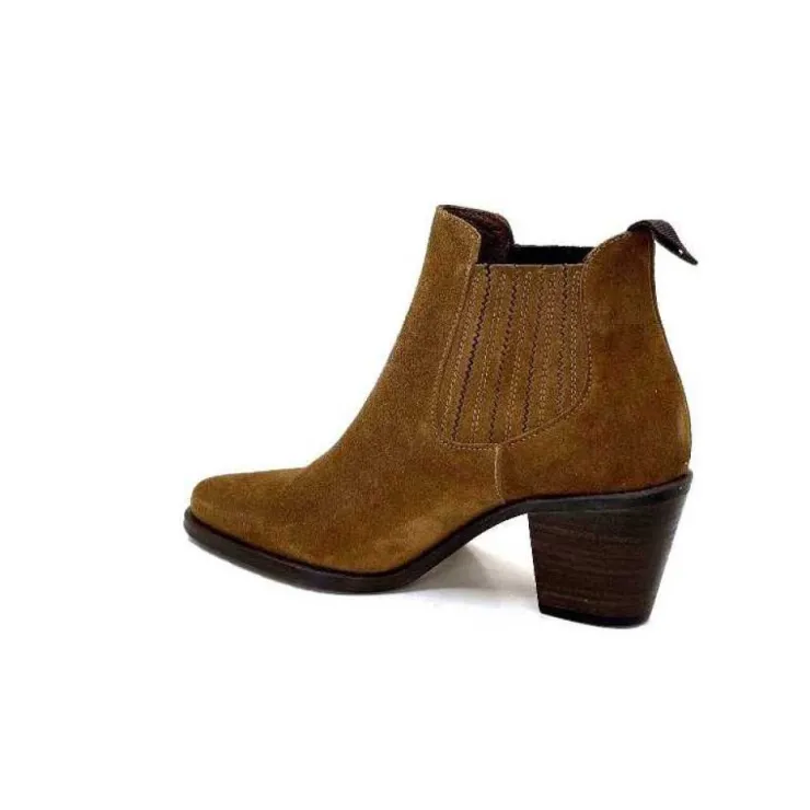 Muratti S1186 F Reseda Daim Marron*Femme Santiags