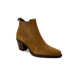 Muratti S1186 F Reseda Daim Marron*Femme Santiags
