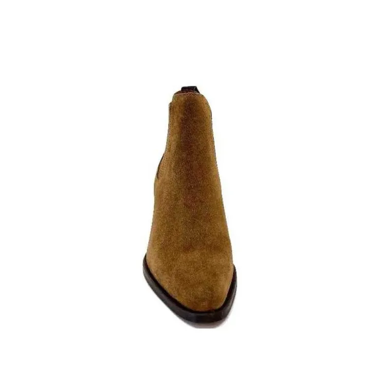 Muratti S1186 F Reseda Daim Marron*Femme Santiags