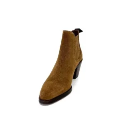 Muratti S1186 F Reseda Daim Marron*Femme Santiags