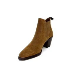 Muratti S1186 F Reseda Daim Marron*Femme Santiags