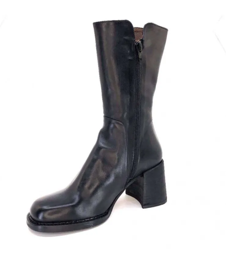 Muratti S1023J Rorbach Cuir Noir*Femme Mi-Bottes