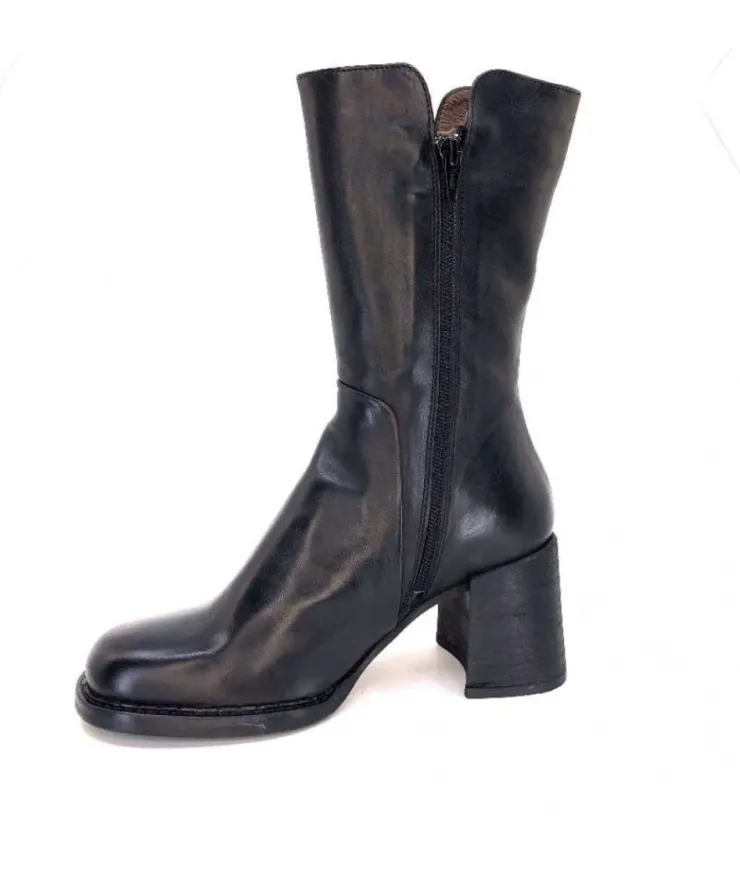 Muratti S1023J Rorbach Cuir Noir*Femme Mi-Bottes
