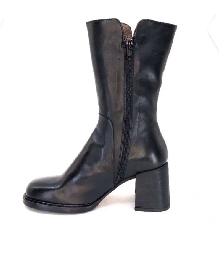 Muratti S1023J Rorbach Cuir Noir*Femme Mi-Bottes