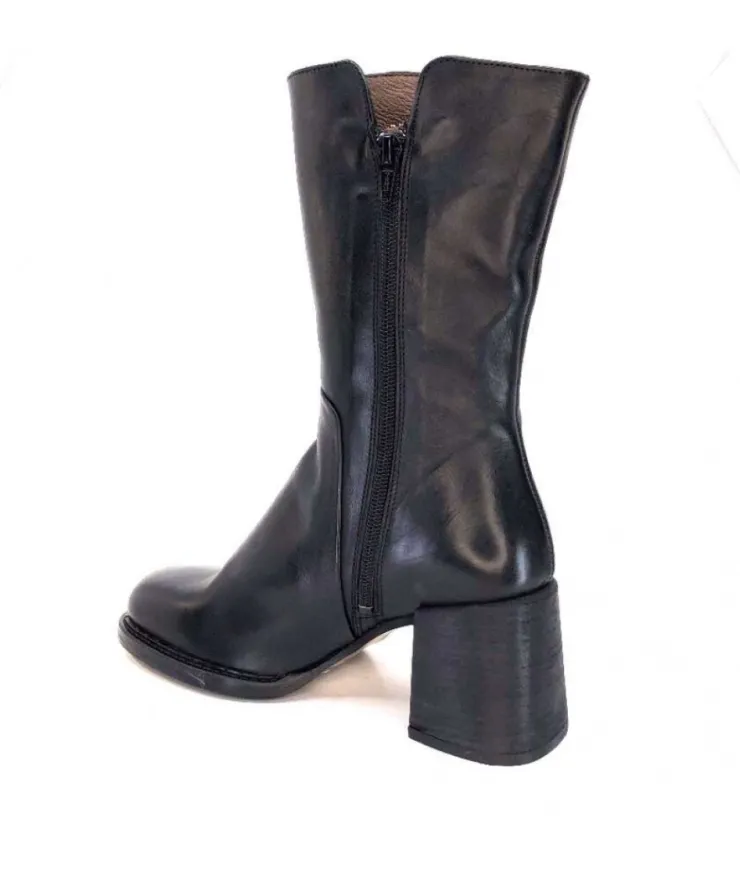 Muratti S1023J Rorbach Cuir Noir*Femme Mi-Bottes