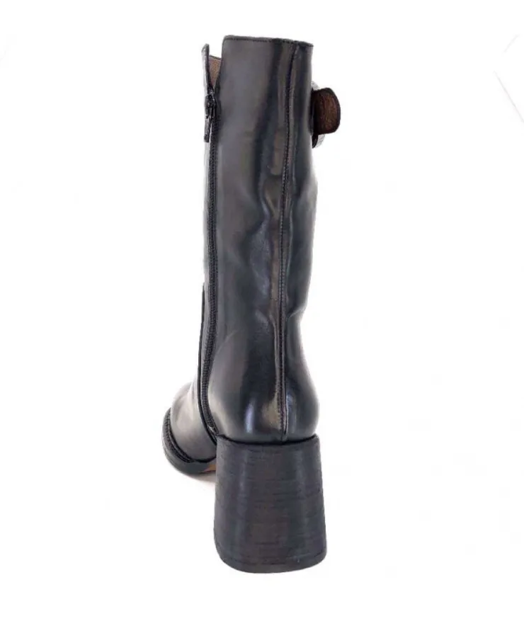 Muratti S1023J Rorbach Cuir Noir*Femme Mi-Bottes