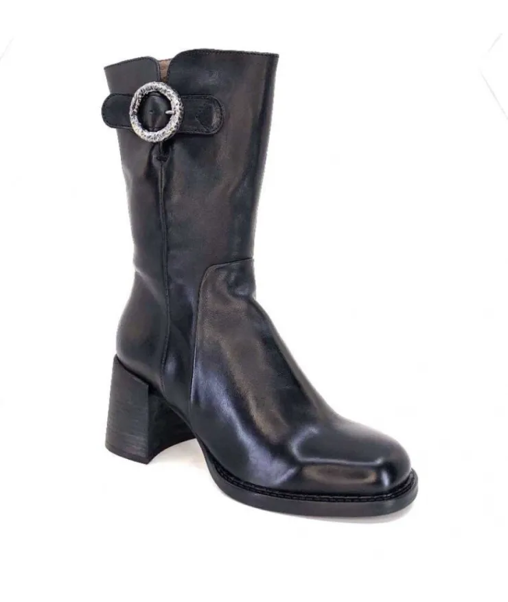 Muratti S1023J Rorbach Cuir Noir*Femme Mi-Bottes