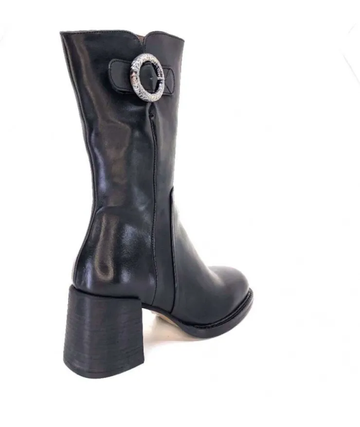 Muratti S1023J Rorbach Cuir Noir*Femme Mi-Bottes