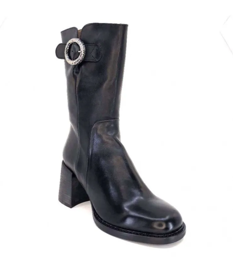 Muratti S1023J Rorbach Cuir Noir*Femme Mi-Bottes