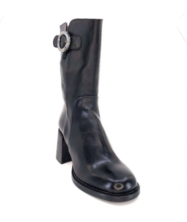 Muratti S1023J Rorbach Cuir Noir*Femme Mi-Bottes