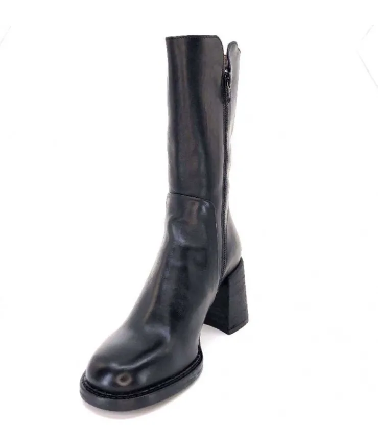 Muratti S1023J Rorbach Cuir Noir*Femme Mi-Bottes