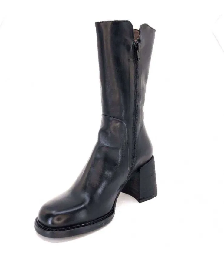 Muratti S1023J Rorbach Cuir Noir*Femme Mi-Bottes