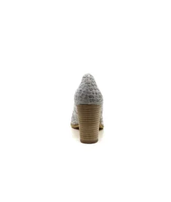 Myma 6530/04 Cuir Blanc & Argent*Femme Escarpins