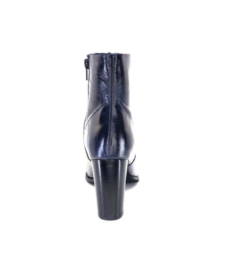Myma 5805 Cuir Bleu Fonce*Femme Bottines