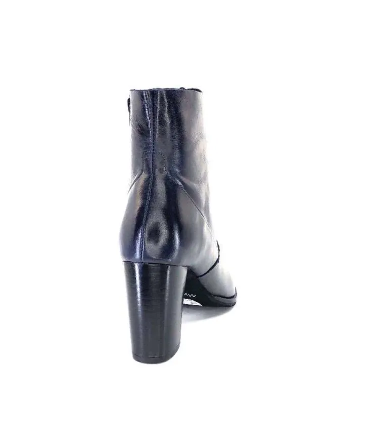 Myma 5805 Cuir Bleu Fonce*Femme Bottines