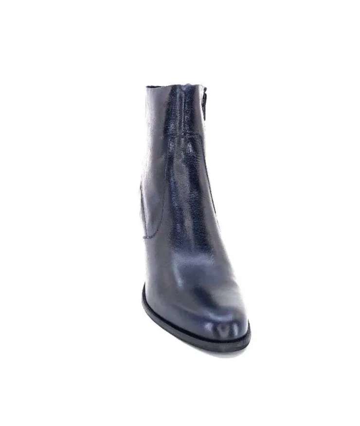 Myma 5805 Cuir Bleu Fonce*Femme Bottines