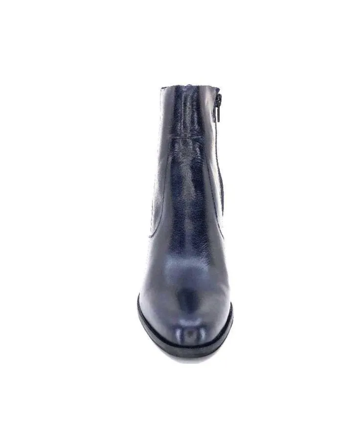 Myma 5805 Cuir Bleu Fonce*Femme Bottines