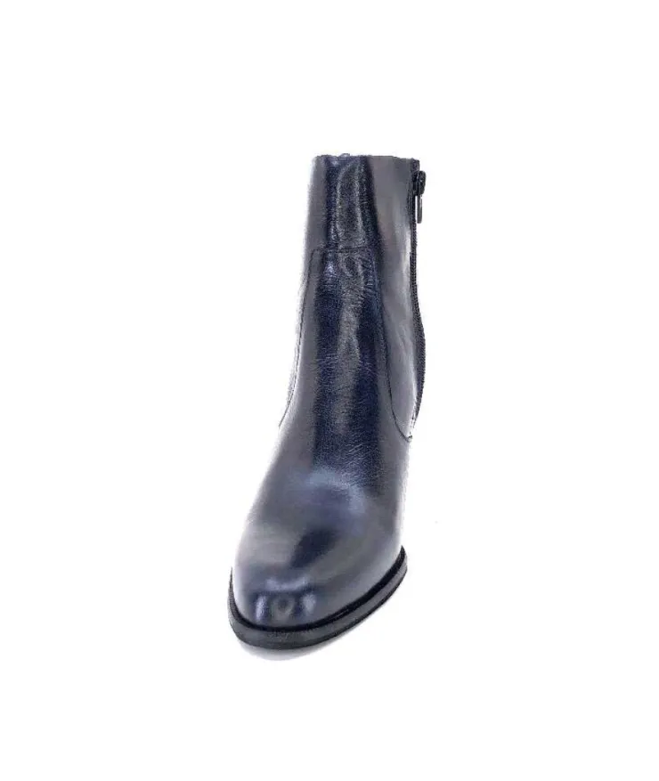Myma 5805 Cuir Bleu Fonce*Femme Bottines