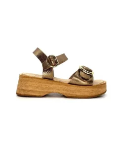 Myma 6596 Cuir Bronze*Femme Plateformes