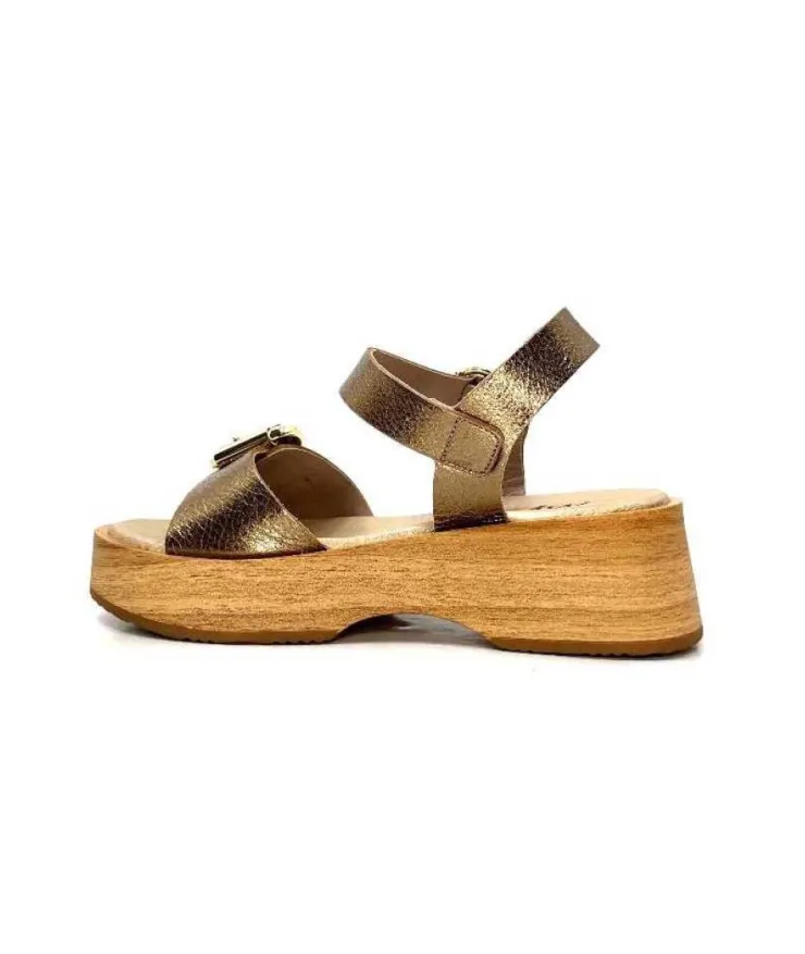 Myma 6596 Cuir Bronze*Femme Plateformes