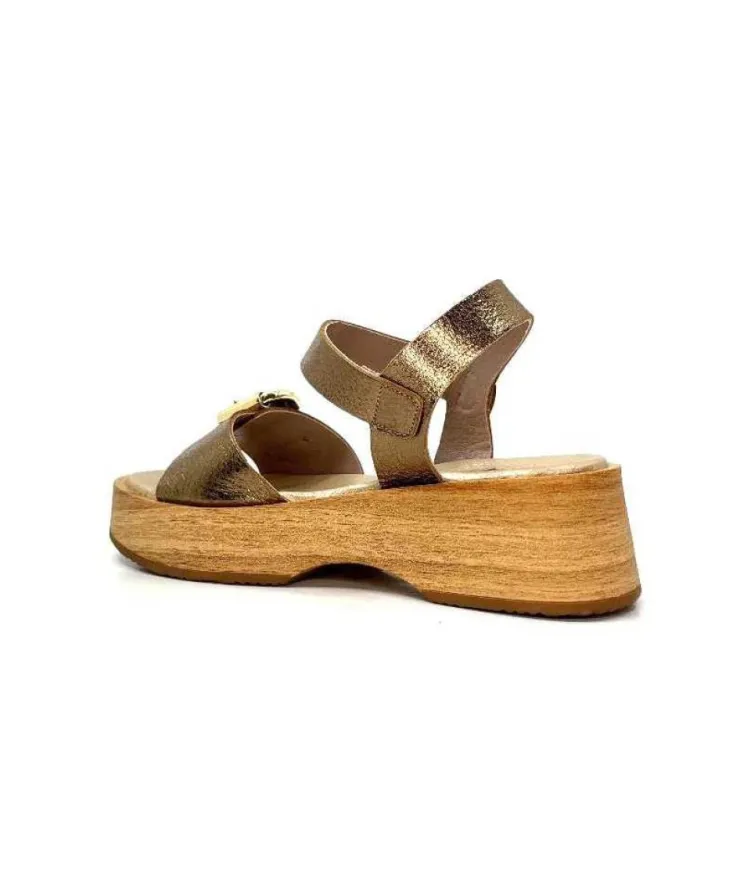 Myma 6596 Cuir Bronze*Femme Plateformes