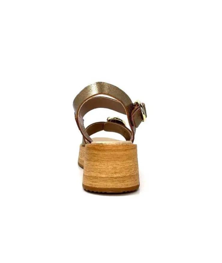 Myma 6596 Cuir Bronze*Femme Plateformes