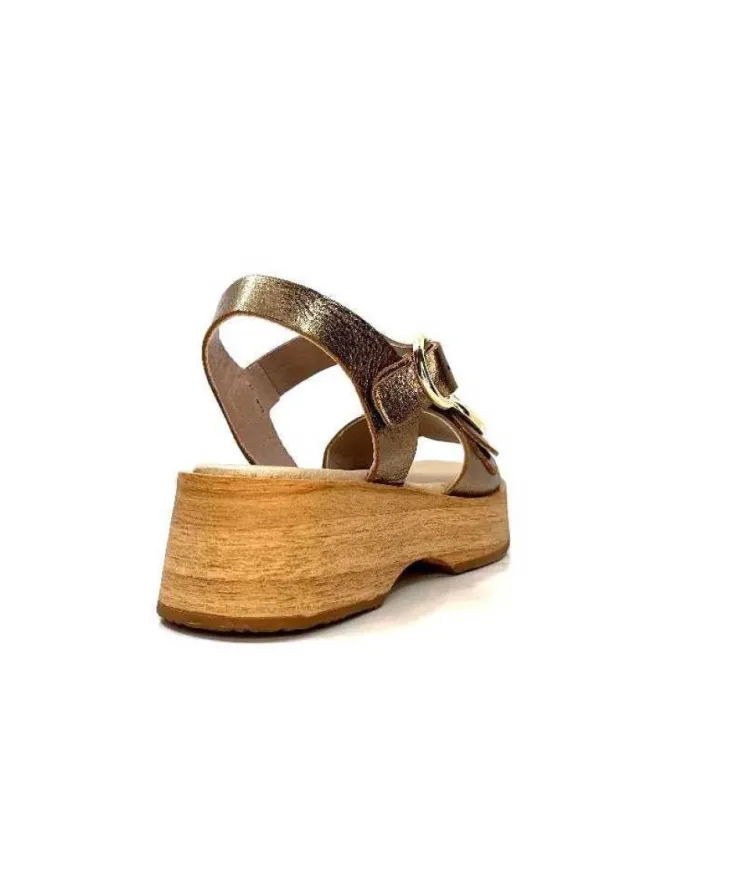 Myma 6596 Cuir Bronze*Femme Plateformes